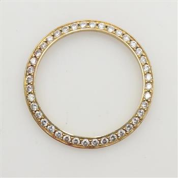 14kt Gold Diamond Watch Bezel