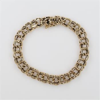 14kt Gold Double Link Bracelet
