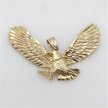 14kt Gold Eagle Pendant