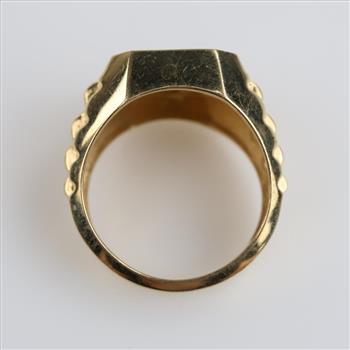 14kt Gold Eagle Signet Ring