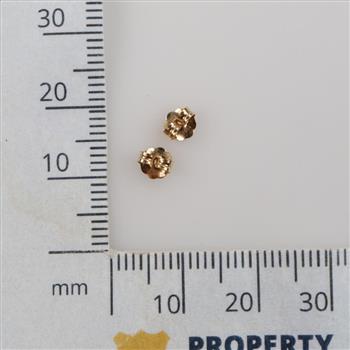 14kt Gold Earring Backings