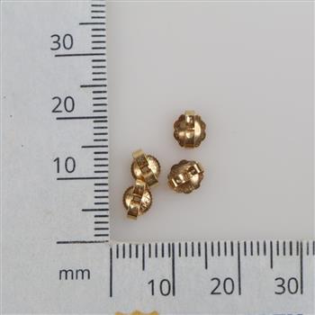 14kt Gold Earring Backs, 4 Pieces