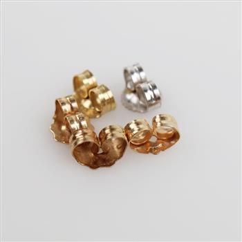14kt Gold Earring Backs, 5 Pieces