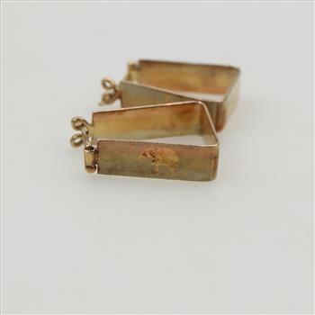 14k Gold Plated Elephant Earring