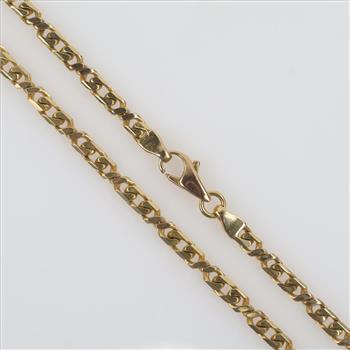 14kt Gold Fancy 8 Link Necklace