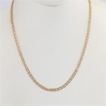 14kt Gold Fancy Link Necklace