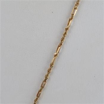 14kt Gold Fancy Rope Chain Necklace