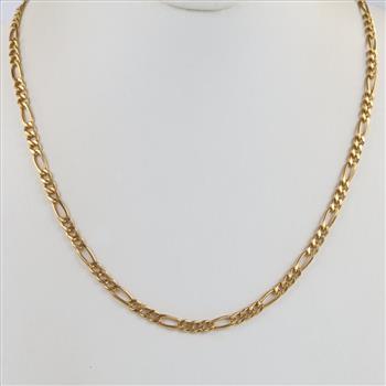 14kt Gold Figaro Chain Necklace