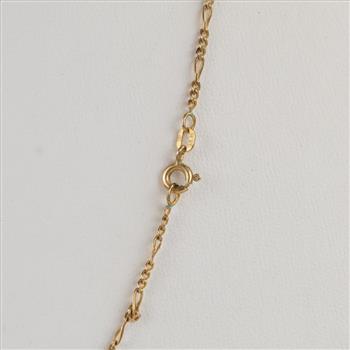 14kt Gold Figaro Chain Necklace