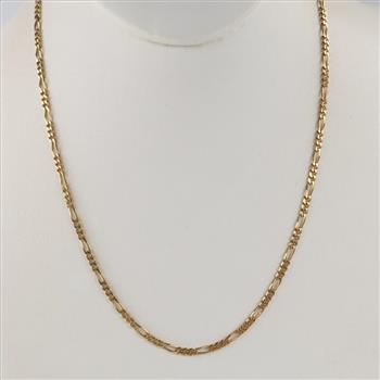 14kt Gold Figaro Chain Necklace
