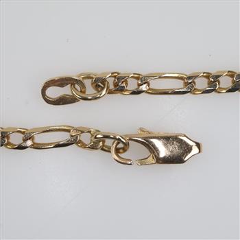 14kt Gold Figaro Chain Necklace