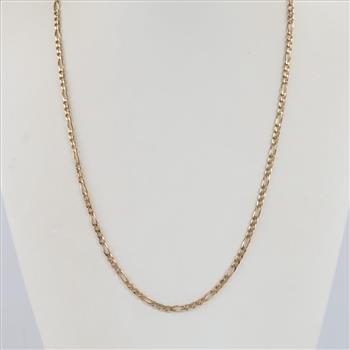 14kt Gold Figaro Chain Necklace