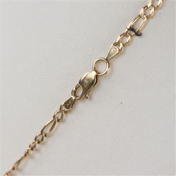 14kt Gold Figaro Chain Necklace
