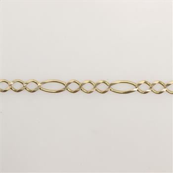 14kt Gold Figaro Chain Necklace