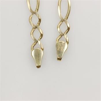 14kt Gold Figaro Chain Necklace