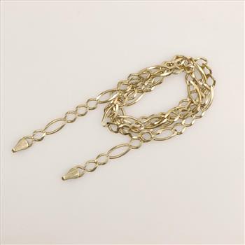 14kt Gold Figaro Chain Necklace