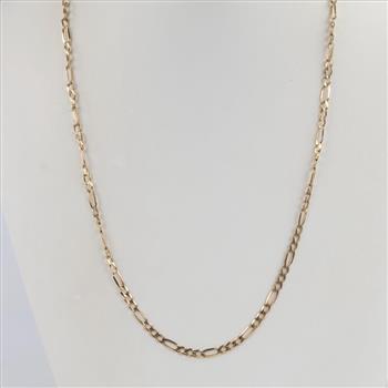 14kt Gold Figaro Chain Necklace