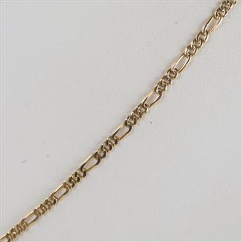 14kt Gold Figaro Chain Necklace