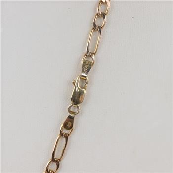 14kt Gold Figaro Chain Necklace