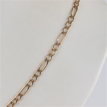 14kt Gold Figaro Chain Necklace