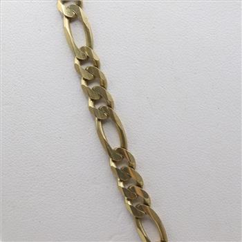 14kt Gold Figaro Chain Necklace