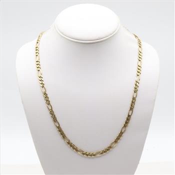 14kt Gold Figaro Chain Necklace