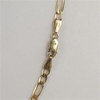 14kt Gold Figaro Chain Necklace