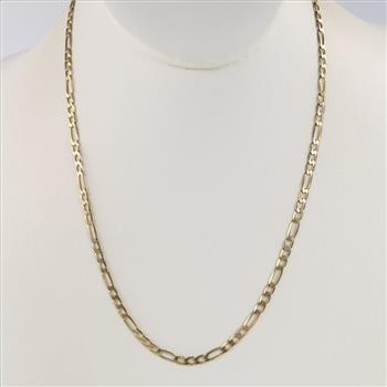14kt Gold Figaro Chain Necklace