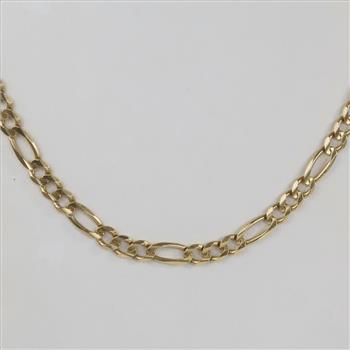 14kt Gold Figaro Chain Necklace