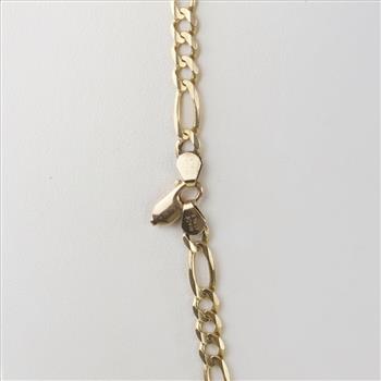 14kt Gold Figaro Chain Necklace