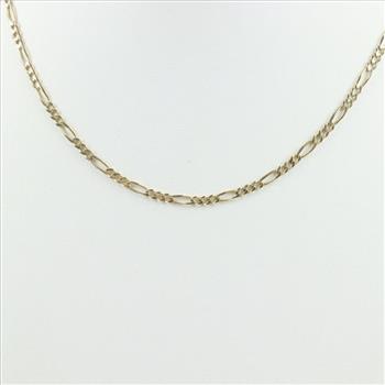 14kt Gold Figaro Necklace