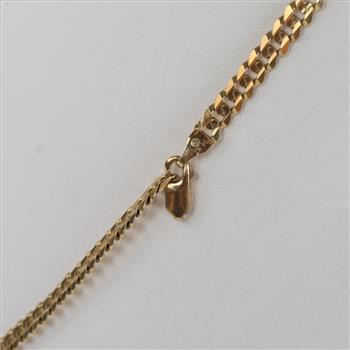 14kt Gold Flat Curb Necklace
