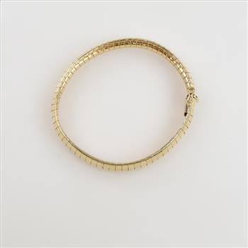 14kt Gold Flexible Omega Link Bracelet