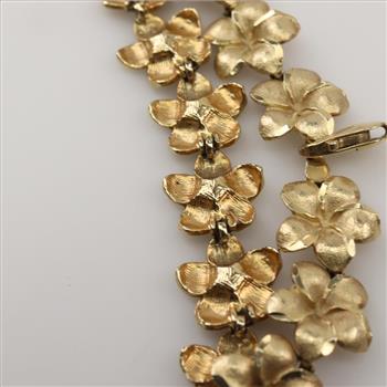 14kt Gold Flower Bracelet