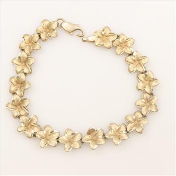 14kt Gold Flower Bracelet