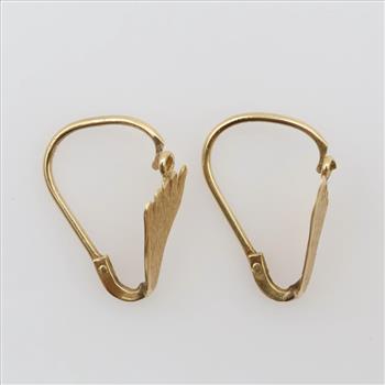 14kt Gold Foot Earrings
