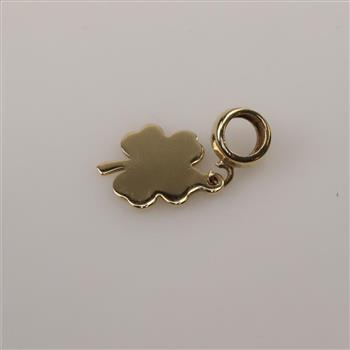 14kt Gold Four Leaf Clover Charm