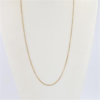 14kt Gold Foxtail Chain Necklace