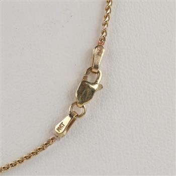 14kt Gold Foxtail Link Necklace