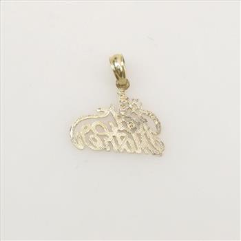 14kt Gold God Mother Pendant