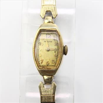 14kt Gold & Gold Plated Vintage Hamilton Dress Watch