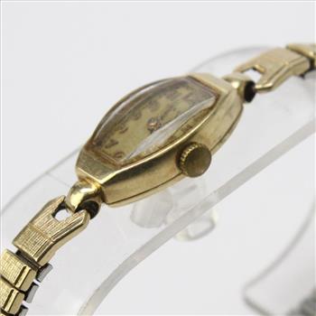 14kt Gold & Gold Plated Vintage Hamilton Dress Watch