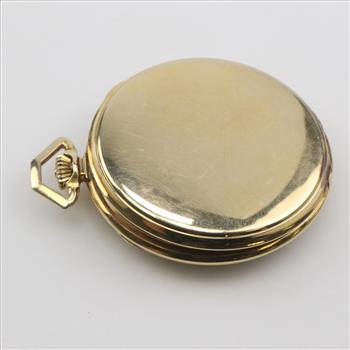 14kt Gold Hamilton Open Face Pocket Watch