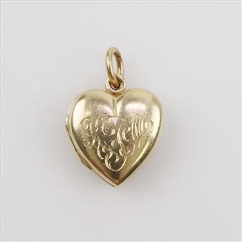 14kt Gold Heart Locket