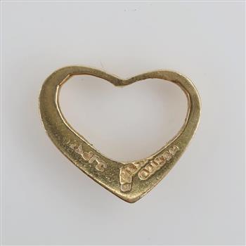 14kt Gold Heart Pendant