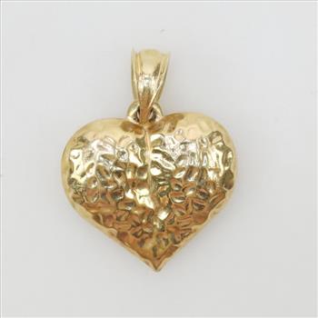14kt Gold Heart Pendant