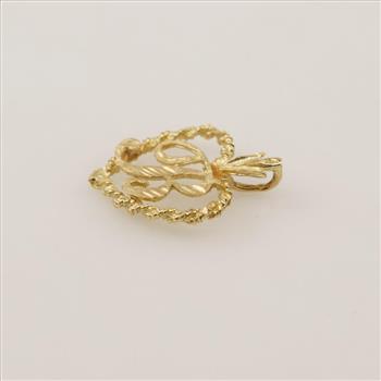 14kt Gold Heart Pendant
