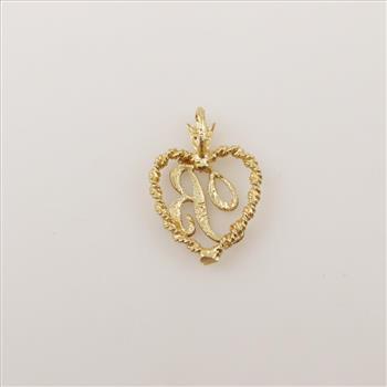 14kt Gold Heart Pendant