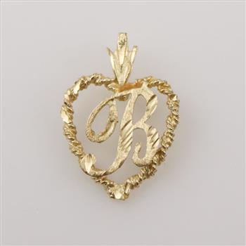 14kt Gold Heart Pendant