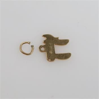 14kt Gold Hebrew Chai Pendant